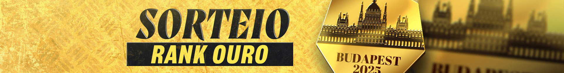 Rank Ouro - Sorteio Major 2025 Pickem